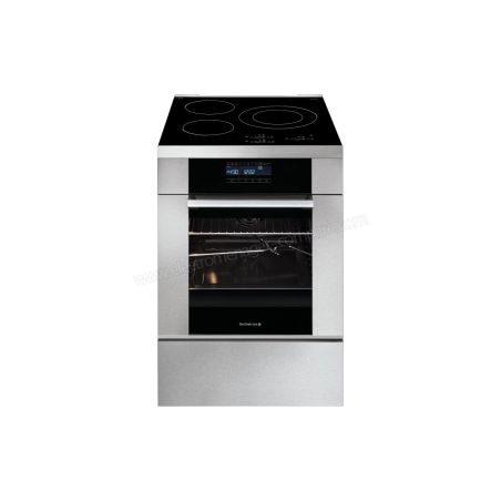 CUISINIERE FOUR PYROLYSE 3 FOYERS INDUCTION DEDIETRICH FOYER DOUBLE COURONNE TOURNEBROCHE DCI1583X