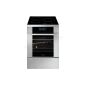 CUISINIERE FOUR PYROLYSE 3 FOYERS INDUCTION DEDIETRICH FOYER DOUBLE COURONNE TOURNEBROCHE DCI1583X