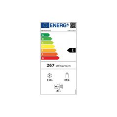 REFRIGERATEUR COMBINE 343 L (233/110) LG DISTRIBUTEUR EAU FRAICHE NO FROST GBF3102EEV