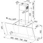 HOTTE DECORATIVE INCLINEE FRANKE NOIR/INOX 800 M3h 69db EVOPLUSFPJ925 HOTTE DECORATIVE INCLINEE FRANKE NOIR/INOX 800 M3h 69db EVOPLUSFPJ925
