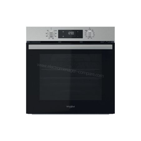 FOUR ENCASTRABLE PYROLYSE WHIRLPOOL 66 L CHALEUR TOURNANTE OMR551RR0X