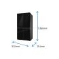 REFRIGERATEUR AMERICAIN MULTIPORTE SAMSUNG 645L DISTRIBUTEUR RF65DB970E22