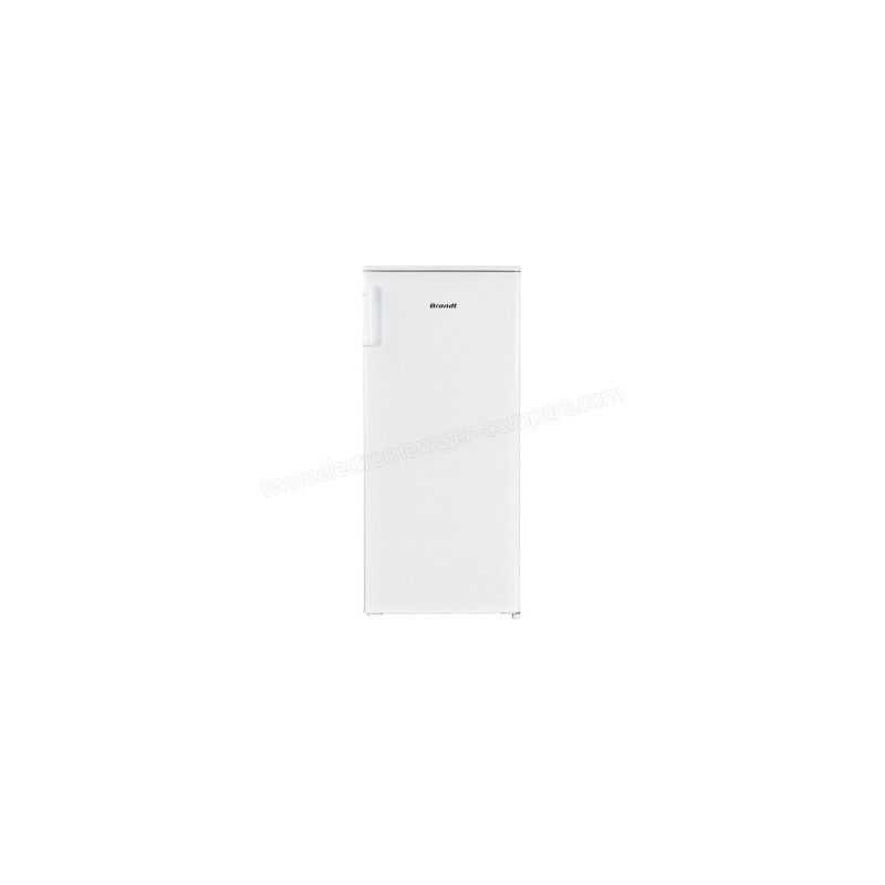 REFRIGERATEUR CONGELATEUR 1 PORTE BRANDT 190 litres (176/14) BST551ESW REFRIGERATEUR CONGELATEUR 1 PORTE BRANDT 190 litres (176/14) BST551ESW