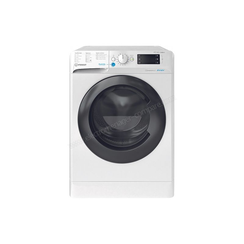 LAVE LINGE SECHANT 9 Kg /6 KG - 1400 TR/min INDESIT CLASS B/D 75dB BDE964359WBFR LAVE LINGE SECHANT 9 Kg /6 KG - 1400 TR/min INDESIT CLASS B/D 75dB BDE964359WBFR