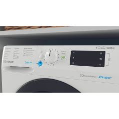 LAVE LINGE SECHANT 9 Kg /6 KG - 1400 TR/min INDESIT CLASS B/D 75dB BDE964359WBFR