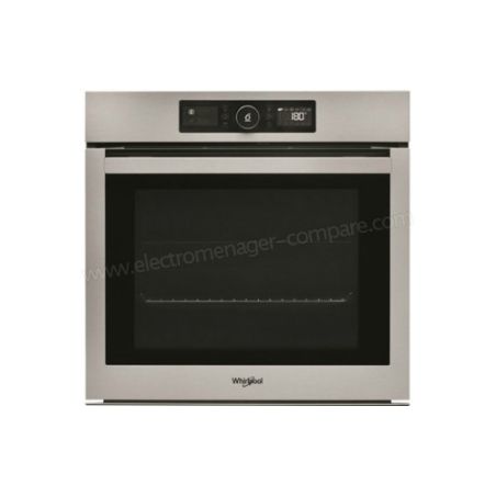 FOUR ENCASTRABLE 73 L WHIRLPOOL PYROLYSE 6eme Sens CHALEUR PULSEE AKZ96490IX