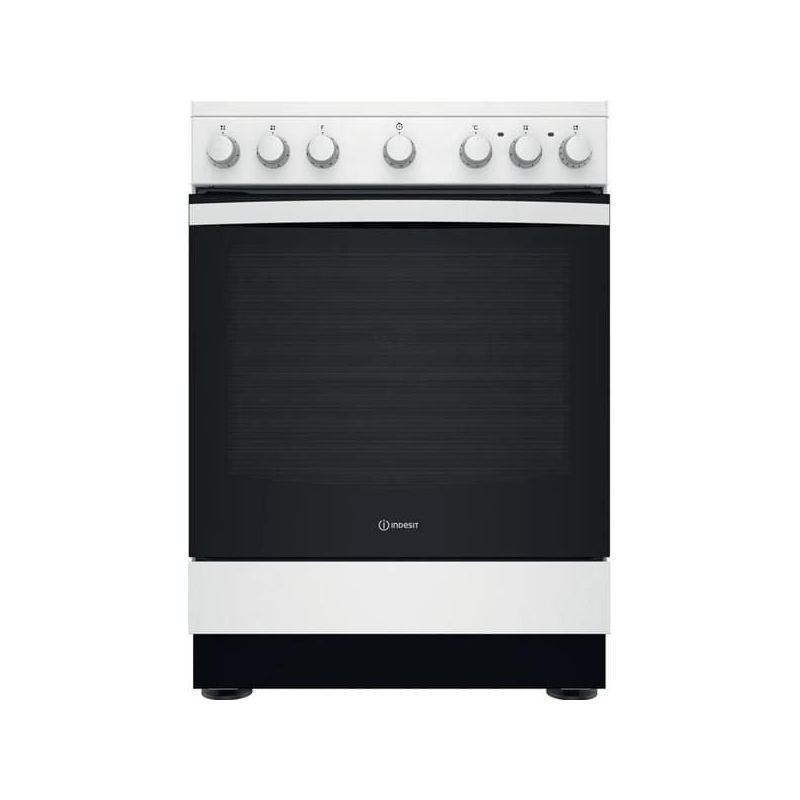 CUISINIERE VITROCERAMIQUE 60cm INDESIT FOUR 69L 4 foyers IS67V5PCWE CUISINIERE VITROCERAMIQUE 60cm INDESIT FOUR 69L 4 foyers IS67V5PCWE