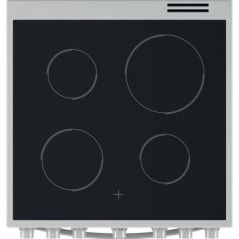 CUISINIERE VITROCERAMIQUE 60cm INDESIT FOUR 69L 4 foyers IS67V5PCWE
