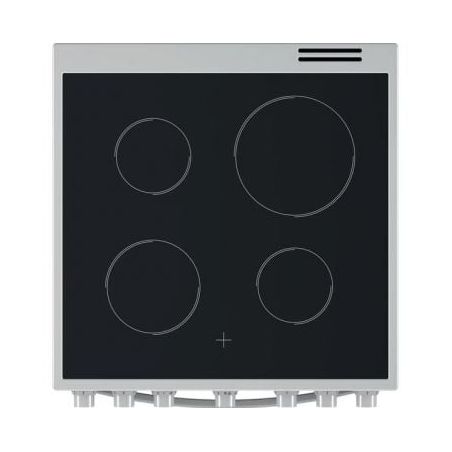 CUISINIERE VITROCERAMIQUE 60cm INDESIT FOUR 69L 4 foyers IS67V5PCWE