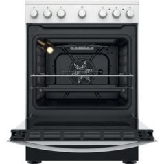 CUISINIERE VITROCERAMIQUE 60cm INDESIT FOUR 69L 4 foyers IS67V5PCWE