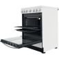 CUISINIERE VITROCERAMIQUE 60cm INDESIT FOUR 69L 4 foyers IS67V5PCWE CUISINIERE VITROCERAMIQUE 60cm INDESIT FOUR 69L 4 foyers IS67V5PCWE