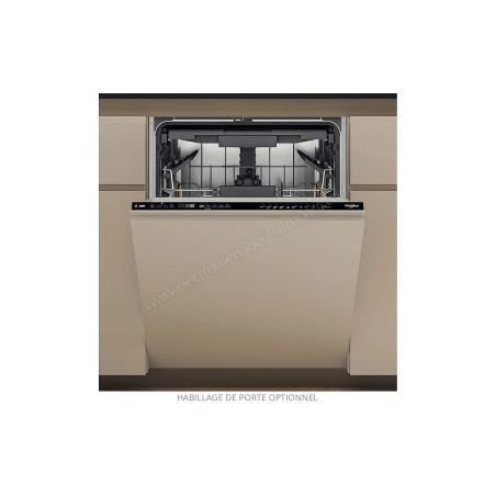 LAVE VAISSELLE INTEGRABLE 15 COUV. WHIRLPOOL TIROIR A COUV. 42 dB CLASS AWH7IPA15BM6L1