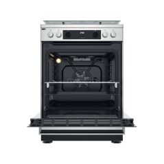 CUISINIERE 4 FOYERS GAZ 60cm WHIRLPOOL CHALEUR PULSEE 83L WS68G8CCXTE1