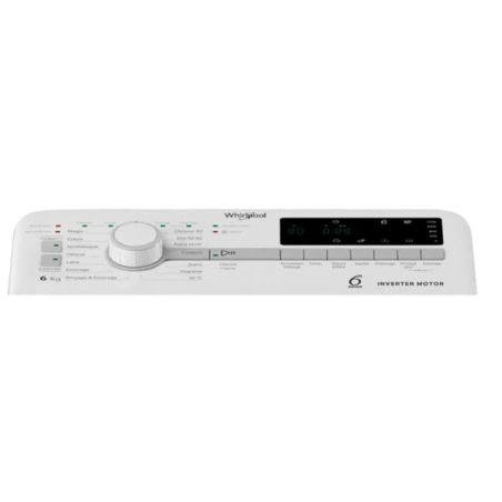 LAVE LINGE TOP 6kg 1200 tr/min WHIRLPOOL CLASS A 79 dB CTDLR6261FR