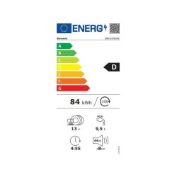 SIEMENS INTEGRABLE 13 COUVERTS 44 DECIBELS CLASSE D 9.5 LITRES PANIER A COUVERTS