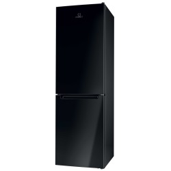 RÉFRIGÉRATEUR COMBINÉ INDESIT CLASSE F 339 LITRES 39 DECIBELS STATIQUE LOWFROST NOIR