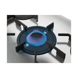 Whirlpool Table de cuisson à gaz de 36 po en acier inoxydable avec 5  brûleurs et plaque de